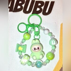 Cute Labubu Keychain - green